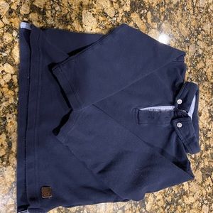 Janie & Jack Navy Long Sleeve Polo